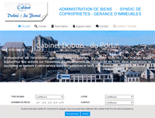 Tablet Screenshot of dubois-du-portal.com